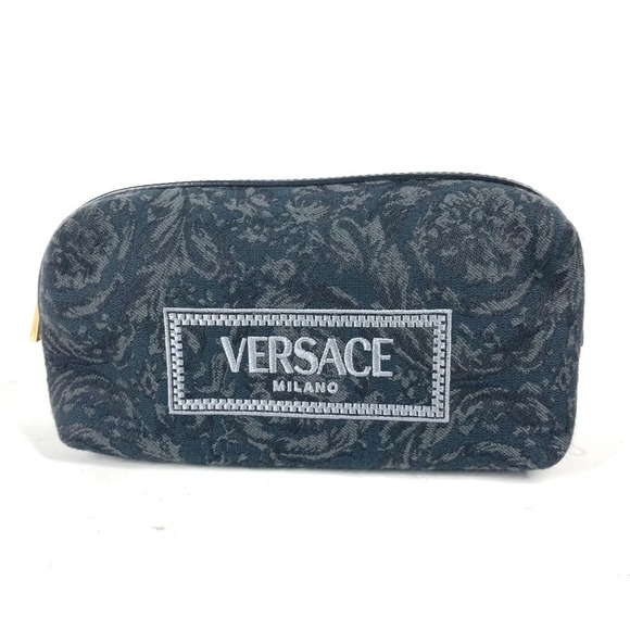 VERSACE Versace Multi-Pouch Pouch Canvas Women's Black